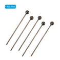 thumbnail image 3 of Uxcell 100 Pcs Pasadores de Cabeza de Bola de Cobre Rojo 1.97 pulgadas Pasadores de Cabeza de Alambre 24 Gauge de Latón para Manualidades de Joyería DIY, 3 of 7