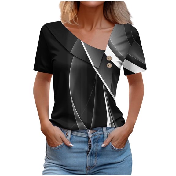 Women Blouses for Work 3/4 Sleeve Womens White Tank Top Blouse Womens Tops Dressy Casual Tunics Periwinkle Previous