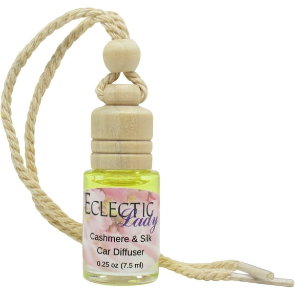 Cashmere and Silk Scented Car Diffuser by Eclectic Lady, 7.5 ml, Air Freshener, Premium Fragrance