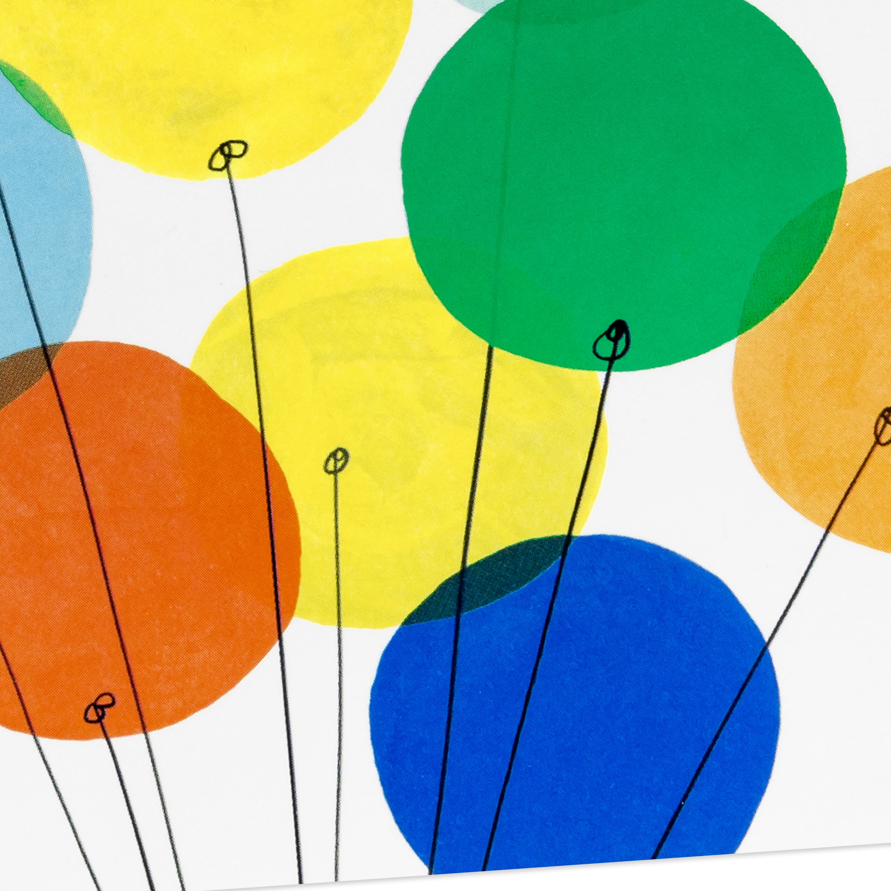 Hallmark Blank Notes (Colorful Balloons), 20 Count