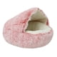 thumbnail image 1 of Bonita cama para gatos, antideslizante, cueva cálida, nido para dormir con bola colgante, tienda de campaña para perros rosado Zulema  Cama para gatos, 1 of 8