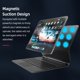 thumbnail image 3 of Teclado de control táctil de succión magnética BT con carcasa protectora compatible yeacher  Teclado, 3 of 8