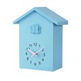 thumbnail image 2 of Reloj De Pared De Cuco Voces De Pájaros Naturales Reloj De Péndulo Con Casa De Pájaros Para Arte De Pared Hogar Sala De Estar Cocina Oficina Decoración Verde Blanco Azul Methold HA027977-01, 2 of 6