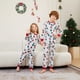 thumbnail image 3 of Pijama para padres e hijos de Navidad, otoño/invierno 2024, nuevo conjunto para el hogar con estampado floral blanco, 3 of 5