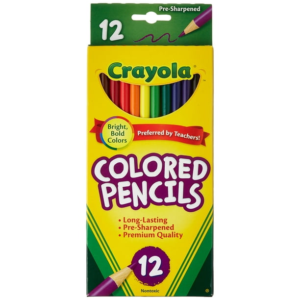 Crayola Llc Anciennement Binney & Smith Bin4012 Crayola Crayons de Couleur 12 Couleur