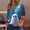 086 Multicolor, variant on WRFWUL Womens Halloween Witch Ghost Pumpkin Henley Tee Shirts Spooky 3/4 Sleeve Button V Neck Tops