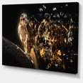 thumbnail image 2 of Falcon avec Bec Ouvert - Art Mural sur Toile Animal, 2 of 3