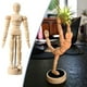 thumbnail image 1 of Pineapple Green Solid Wood Flower Pot - Joint Puppet Flower Pot Model Desktop Ornaments Solid Wood Home Office Decoration, 1 of 1