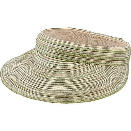 San Diego Hat Womens Mixed Braid Visor