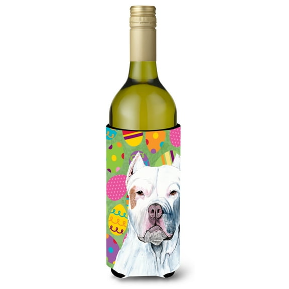 Pit Bull Easter Eggtravaganza Wine Bottle Hugger