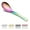 4.Rainbow, variant on ReaNea Soup Spoons 6 Pieces, Stainless Steel Asian Soup Spoon Set