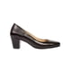 thumbnail image 2 of Zapatillas Tacones Vestir Leon Dama Mujer Negro Piel Cabra 737, 2 of 3