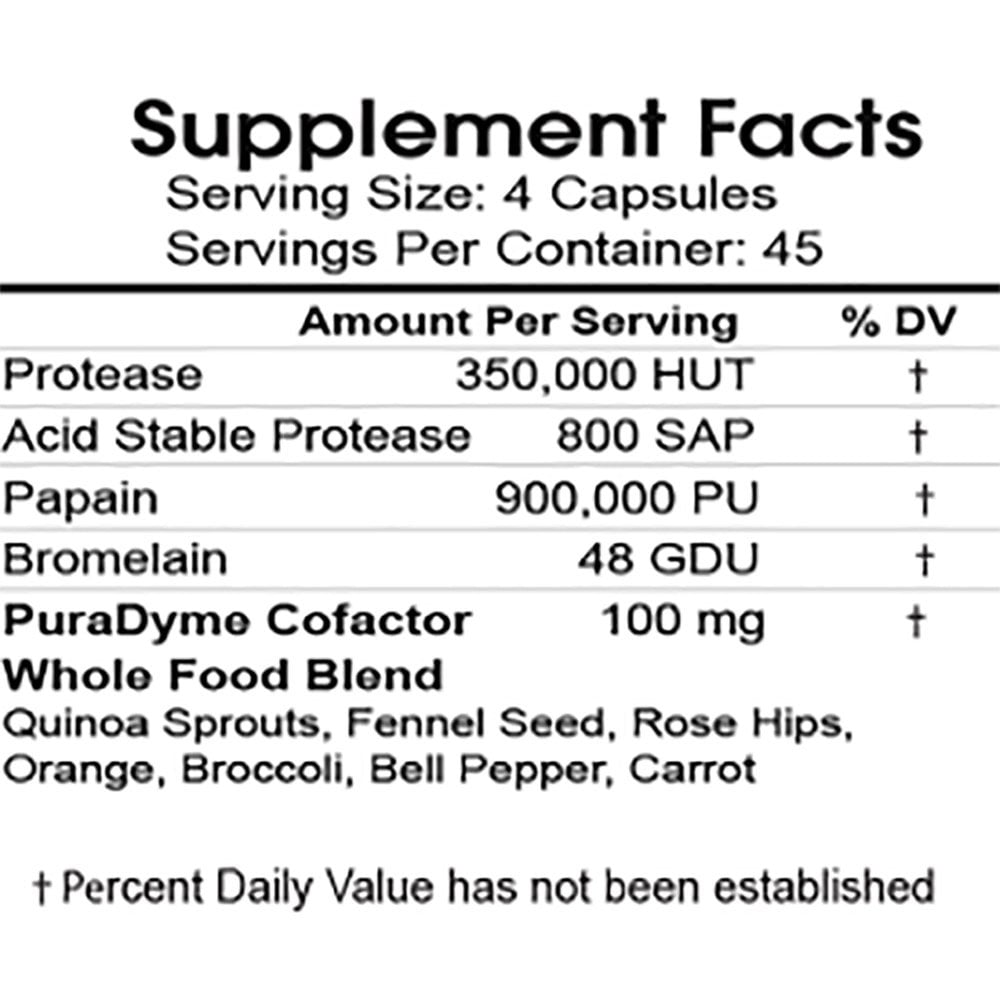 PuraDyme -Protease180 Capsules