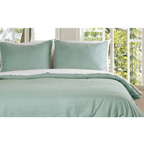Lotus Home Stayclean Bacteria Reducing Water and Stain Resistant Microfiber Duvet Cover Mini Set