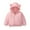 5-Pink, variant on Toddler Baby Winter Coat,Baby Boys Puffer Coat Cute Bear Ear Hooded Jacket Long Sleeve Light Winter Coats For Baby Boys Kids Winter Jacket Little Boys Girls Clothes 12-18 Months