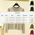 thumbnail image 3 of Women's Winter Pajama Base Layer Thermal Underwear Crew Neck Long Sleeve Shirts Cozy Home Wear Soft Sleepwear Plush Loungewear, 3 of 7