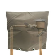 MISSMILE Backflow Preventer Insulation Cover Insulated Pouch for Winter Pipe Freeze Protection Irrigation Backflow Valve Waterproof Sprinkler Valve System Cover Pipe Insulation Bag for Outside