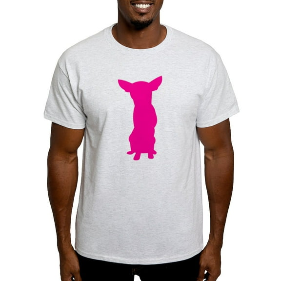 CafePress - Chihuahua Silhouette Light T Shirt - Men's Classic Graphic T-Shirt