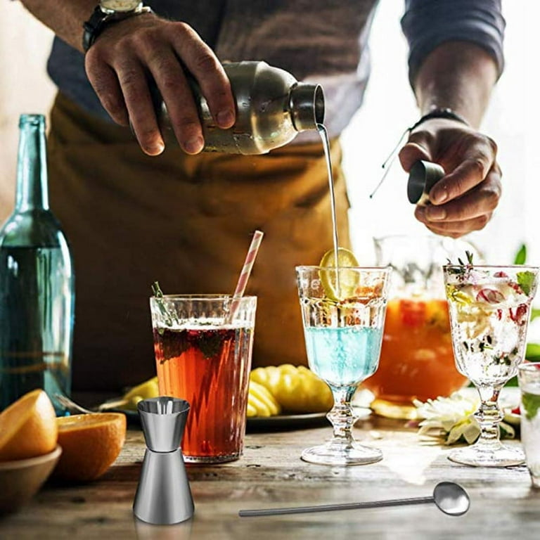 Prep & Savour Aysiah 6-piece Cocktail Shaker Set Bartender Kit