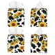thumbnail image 2 of Balery Cute Cow Print Sunflower A Porta Pañuelos de Cuero con Estampado – Funda Moderna Cuadrada para Caja de Pañuelos, Dispensador 5x5x5'', 2 of 7