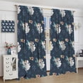 thumbnail image 4 of Kids Animal Curtains,Each Panel W21 x 54" L,Forest Wildlife Cartoon Koala Window Treatments for Bedroom Living Room Nursery Window Drapes 2 Panel Set,Total Size 42" x 54", 4 of 6