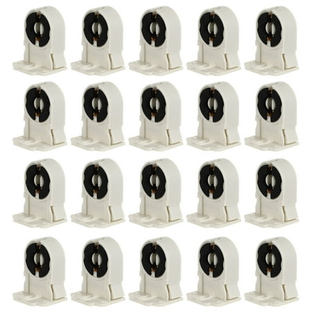 

20 White G13 Lamp Holder Socket Fluorescent Tube Tombstone for Home