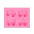 thumbnail image 1 of Kearding Molde de silicona para Fondant con forma de coche, repuesto resistente al calor, bonitos dibujos animados, accesorios para moldes para hornear Cocina y Comedor Kearding HA078953-00, 1 of 1