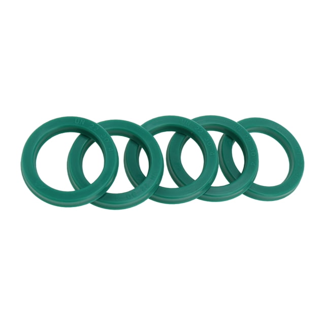 Anillo de Sello de Aceite Universal Unique Bargains Labio UN Sello de Eje Rotativo 22x30x4mm Alta Presión TPU Verde 5 Pcs