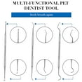 thumbnail image 3 of Herramientas dentales, cuidado bucal, juego de tres piezas, limpiador dental tipo azada, quitamanchas dentales, sonda de ángulo curvo, 3 of 5
