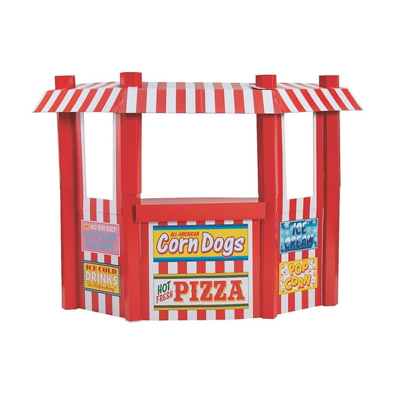 72 3/4" 3D Carnival Vendor Booth Cardboard Stand-Up