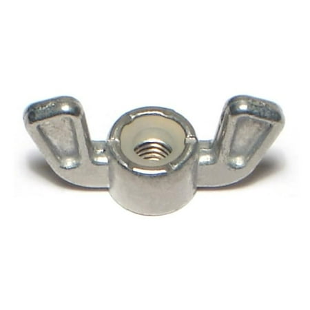 

#10-32 x 1-1/32 Zinc Plated Steel Fine Thread Wing Nuts (20 pcs.)