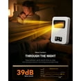 thumbnail image 4 of 1500-Watt White Wall Hung or Wall Mount Electric Space Heater Dual System with Infrared and Fan Forced, WiFi and RC, 4 of 8
