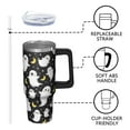 thumbnail image 3 of Halloween Tumbler 30 oz with Handle and Straw Skeleton Ghost Candy Tumbler Halloween Gifts for Women Insulated Mug, 3 of 5