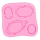 thumbnail image 2 of Molde Marco Molde 4 Tipos Silicona Fondant Pastel Chocolate Decoración Molde Para Cocinar Hornear, 2 of 7