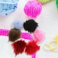 thumbnail image 4 of OULII 24 Pcs Jouets Sensoriels Balles de Simulation Accessoires Faits à la Main Moelleuses Rondes Couleurs Assorties 8X8cm 3.1X3.1in, 4 of 8