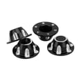 thumbnail image 1 of Cache de Moyeu de Roue, Alliage d'Aluminium Performance Stable Finition Exquise Enjoliveurs de Roue pour Voiture RC 1/6 Noir, 1 of 8
