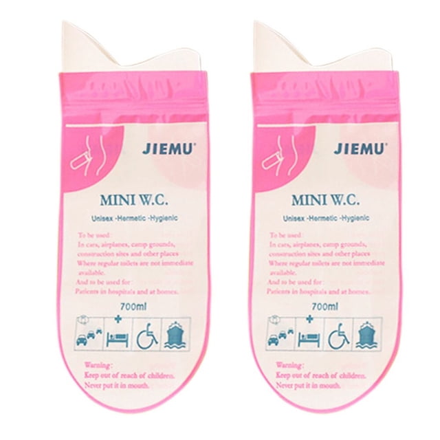 Toilette Extérieure pour Camping Jetable Unisexe Sac d'Urine de Toilette de Sport de Camping Extérieur Sac Pipi Mini W.C