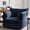 Blue, variant on JULY'S SONG 24.5" Deep Seat Accent Chair, Modern Sofa Chairs in Living Room, Upholstered Oversized Chair with Detachable Cover & Removable Backrest, Terracotta Set of 1