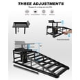 thumbnail image 2 of 2 Pack Heavy Duty 5 Ton Hydraulic Car Ramps with Adjustable 9.3-14 Inch Height, Low Profile Service Ramps for Trucks, SUVs, Trailers, Oil Changes,11,060 lbs Capacity, 2 of 6