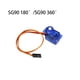 thumbnail image 5 of Methold 9g Micro Servo Pequeño Mini Servos Kit de motor compatible de metal Helicóptero Avión Barco Modelo fijo Robot de avión Electrónica miscelánea 360°, 5 of 6