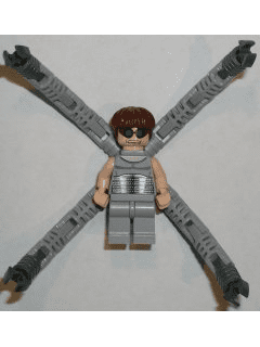 4857 Doc Ock with Arms Minifigure Lego Dr Octavious Octavius 