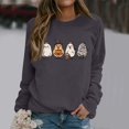 thumbnail image 2 of Sweatshirt for Women Perfect For Daily Wear or Loungewear! The Best Choice for Halloween XL Gray Halloween Sweatshirt, 2 of 5
