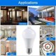 thumbnail image 5 of 85-265V E27 PIR Motion Sensor Lamp 12W Bulb with Motion Sensor Infrared Motion Detector Security Light Warm Light, 5 of 5