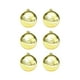thumbnail image 2 of Bolas Colgantes Navideñas Doradas, Adornos de Plástico Irrompibles, Decoración Festiva para Fiestas, Fáciles de Colgar, Diseño Brillante, Decoración para Bodas y Festividades, Juego de 6 Piezas, Tama, 2 of 7