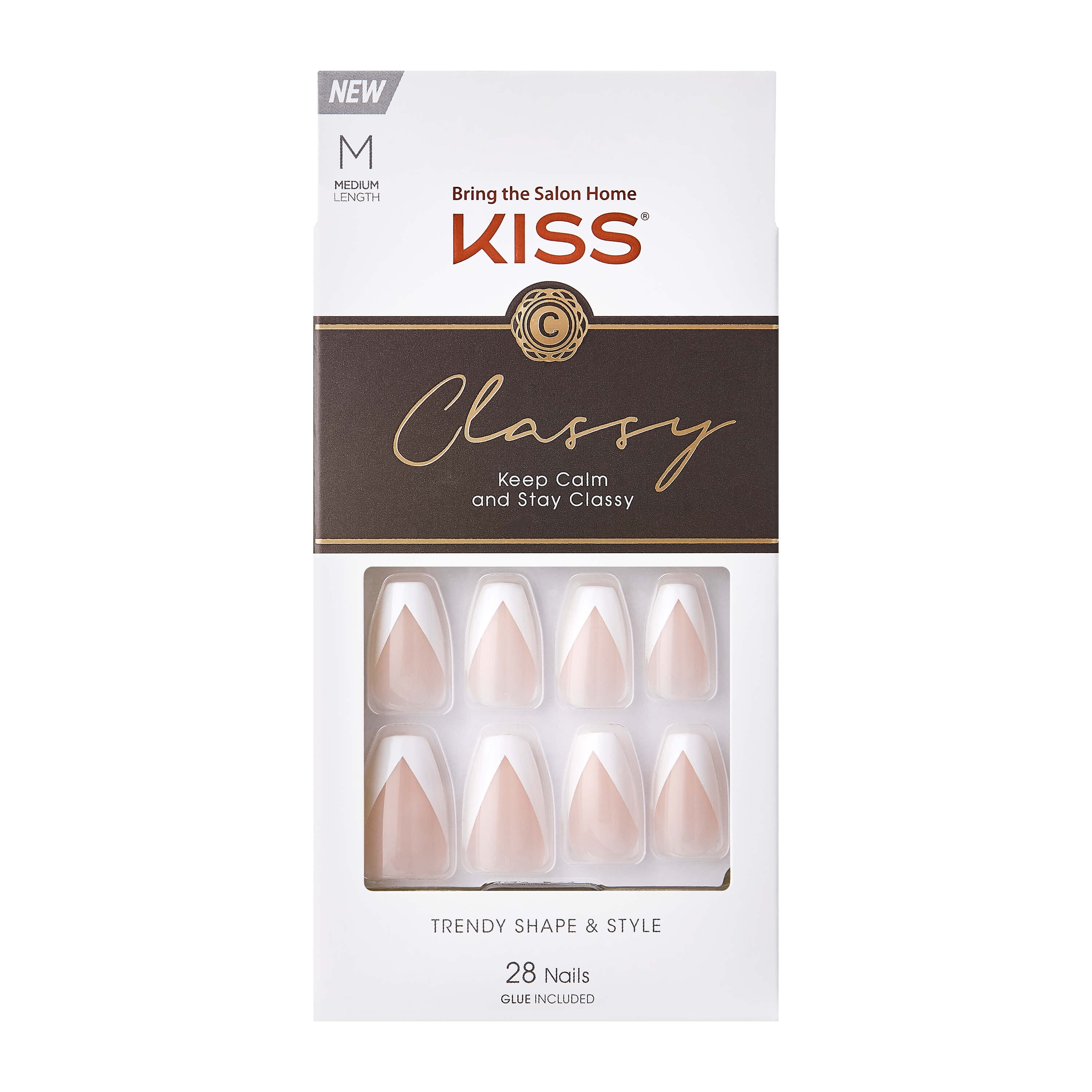 KISS Classy Nails - Silk Dress, Medium