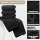thumbnail image 5 of 3Pcs Toallas de Baño Absorbentes Juego de Toallas Ultra Suaves de Gran Tamaño, Toalla de Microfibra de Secado Rápido para Baño, Hotel, Hogar, Piscina(3*Negro), 5 of 7