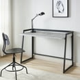 thumbnail image 3 of Leick Home Computer Desk in Gunmetal, 3 of 14