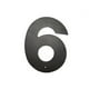 3 In. Helvetica Moderne Police Individuelle Numéro de Maison 6 – image 1 sur 1