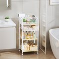 thumbnail image 4 of Carrito organizador de maquillaje HaPirm de 4 niveles con cajón, 4 of 9