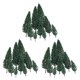 thumbnail image 1 of 30Pcs 1,9 Pulgadas - 6.3 Pulgadas Tren Serie Paisaje Modelo Piramidel Arboles Escala 1/50, 1 of 4